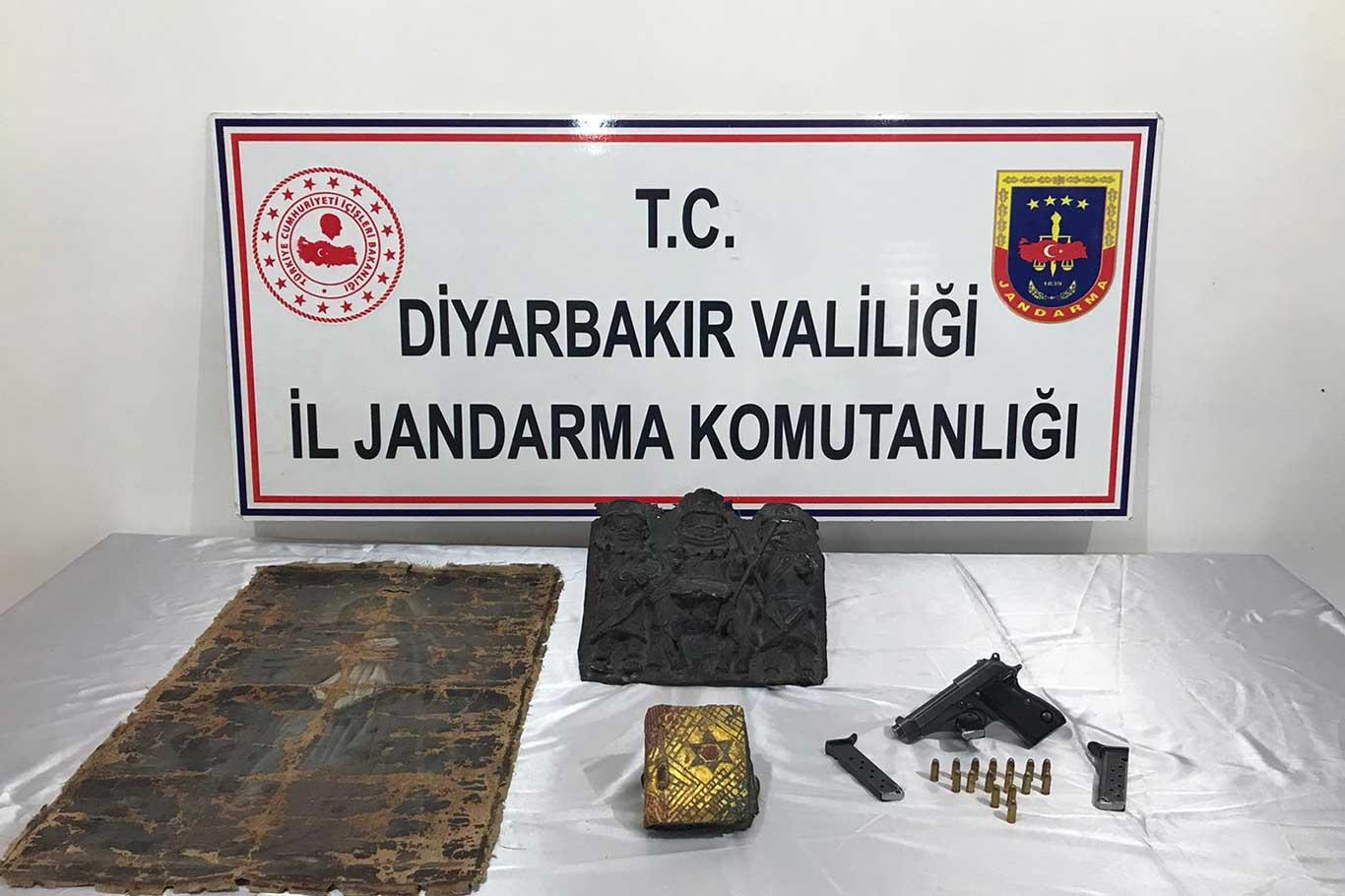 Diyarbakır'da tarihi eser operasyonunda 6 kişi yakalandı